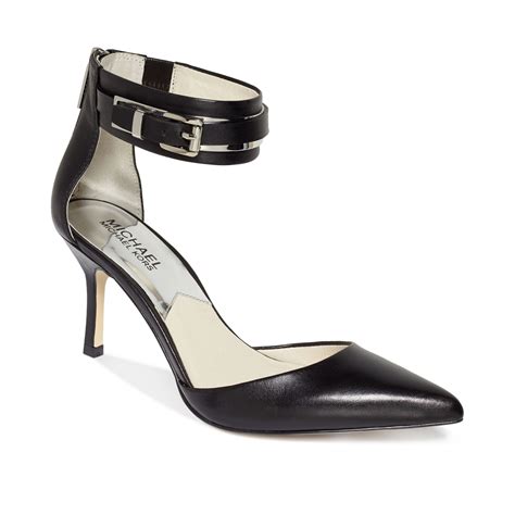 michael kors black sprakle 1 inch heels|Michael Kors closed toe pumps.